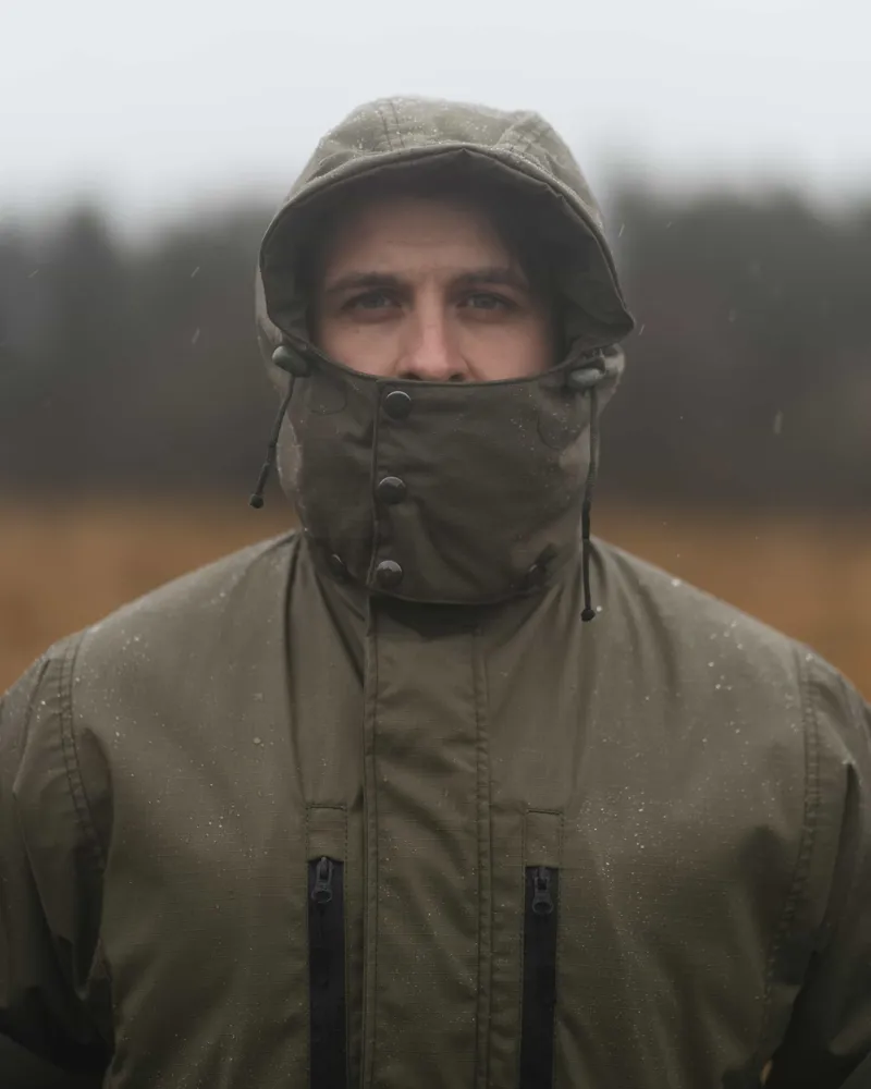 Fortis Mens Field Jacket Olive Green-2